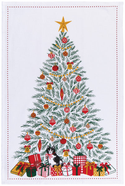 Festive Fir Christmas Dishtowel