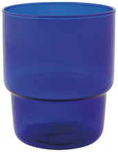 Cobalt Stacked Water Tumblers (Set of 2, Multiple Sizes)