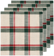 Noel Plaid Cloth Napkins (Set of 4)