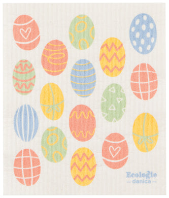 Easter Eggs Swedish Dishcloth