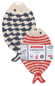 Little Fish Tawashi Dishcloths Set of 2