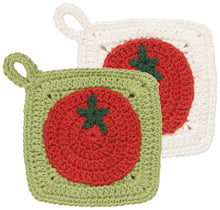 Heirloom Tomatoes Crochet Dishcloths/Sponges -  Set of 2