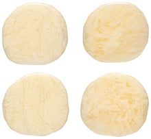 Ivory Resin Coasters (Set of 4)