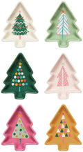 Glitzmas Tree Shaped Pinch/Dip Bowls (Multiple Styles & Colors)