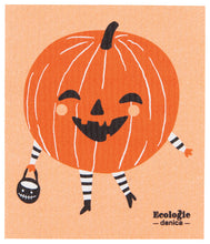 Boo Crew Pumpkin Swedish Dishcloth