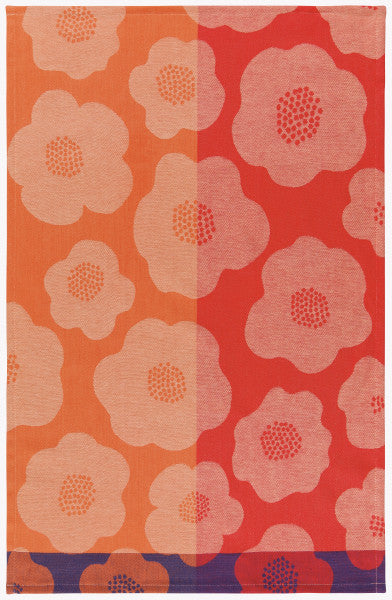 Poppy Jacquard Dishtowel/Tea Towel