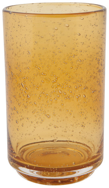 Amber Bubbled Tumblers (Short & Tall)