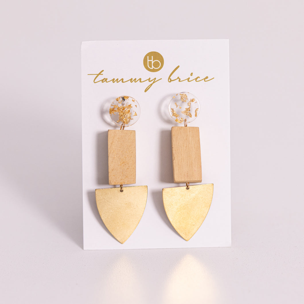 Woodpecker Earrings by Local Maker Tammy Brice