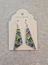 Hand-Painted Wood Earrings