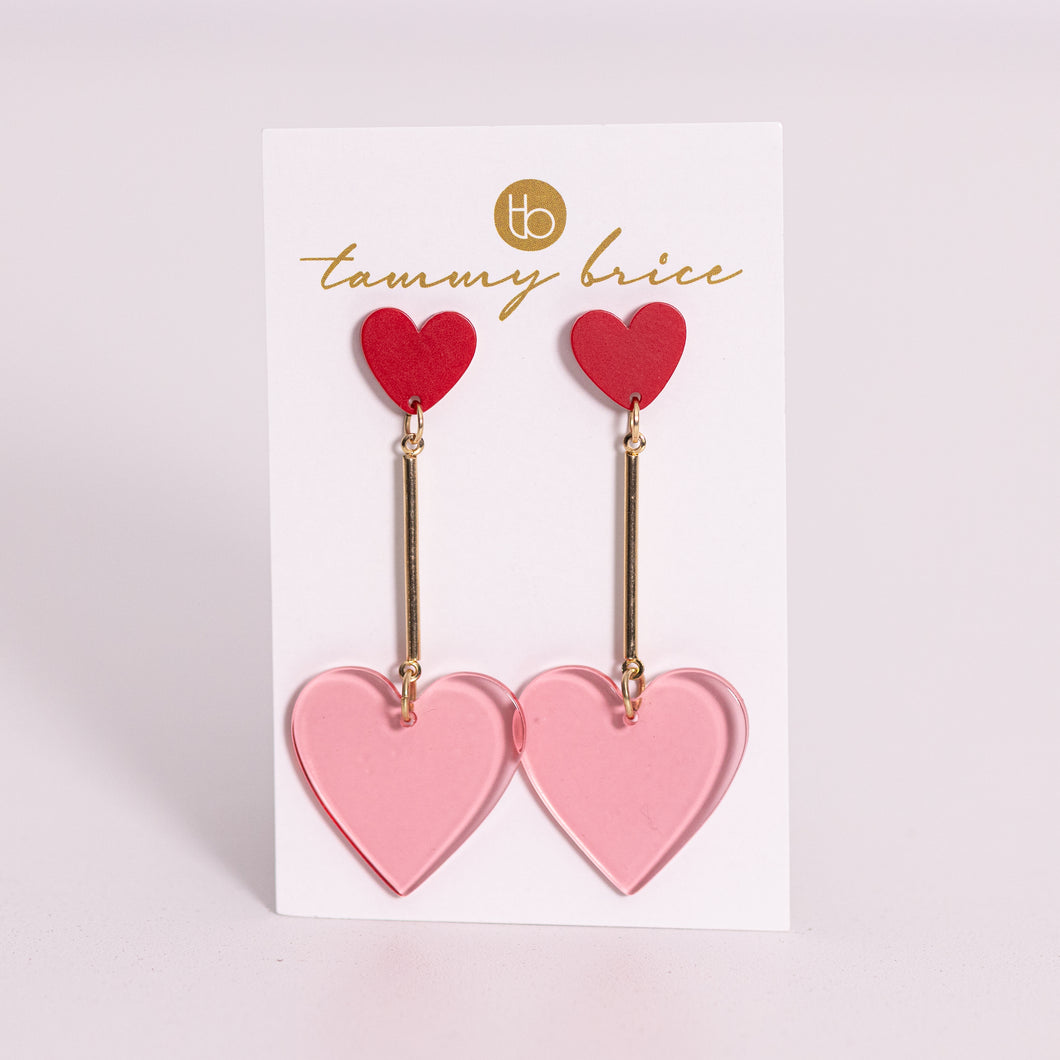 Love Me Earrings by Local Maker Tammy Brice