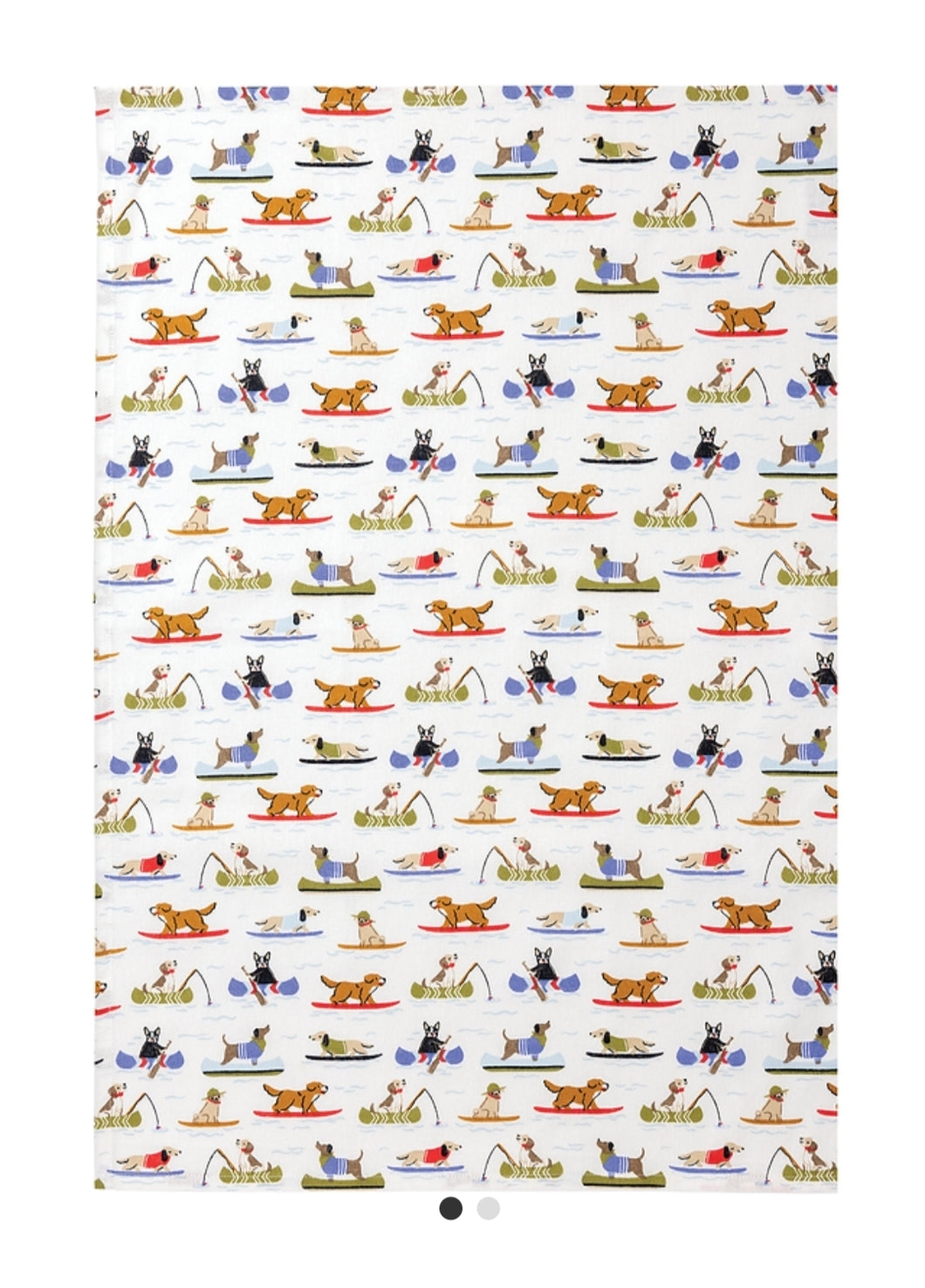 Lake Dogs Tea Towel