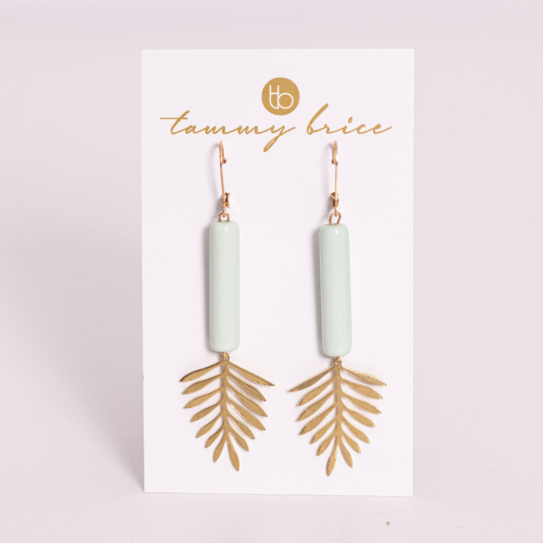 Moss Envy Earrings by Local Maker Tammy Brice