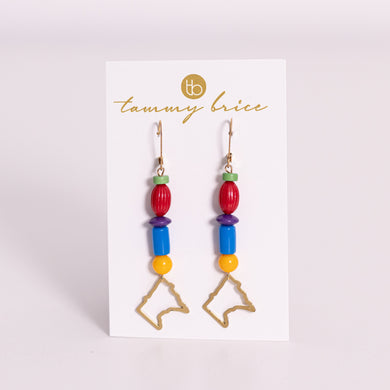 MN Bound Earrings by Local Maker Tammy Brice