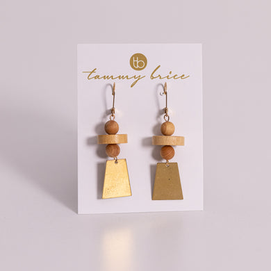 Axeman Earrings by Local Maker Tammy Brice