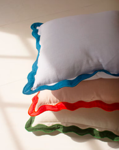 Ruffle Edge Cotton Pillows
