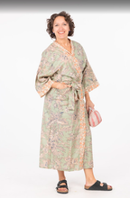 Sage Blossom Kimono Robe