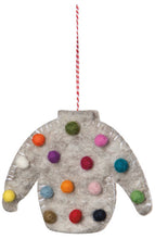 Ugly Xmas Sweater Felt Christmas Tree Ornaments