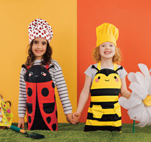 Ladybug & Bumblebee Daydream Kid's Apron & Hat Set