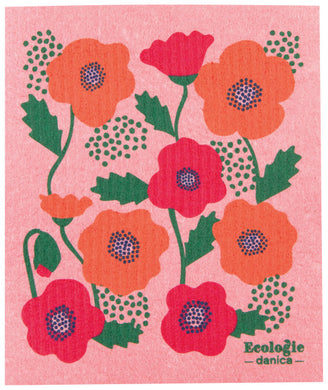 Poppy Swedish Dishcloth