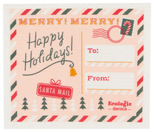 Postcard to Santa Swedish Dishcloth