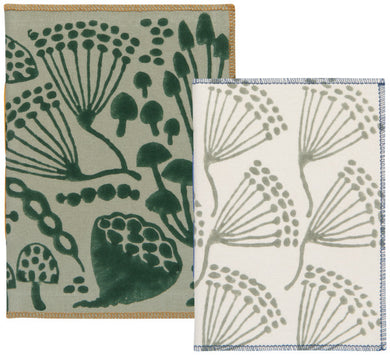 Wildgrove Block Print Cotton Cover Notebooks (Set of 2)