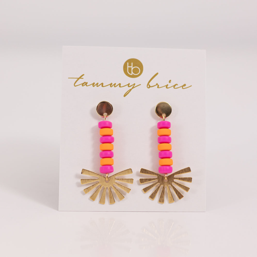 80's Neon Earrings by Local Maker Tammy Brice