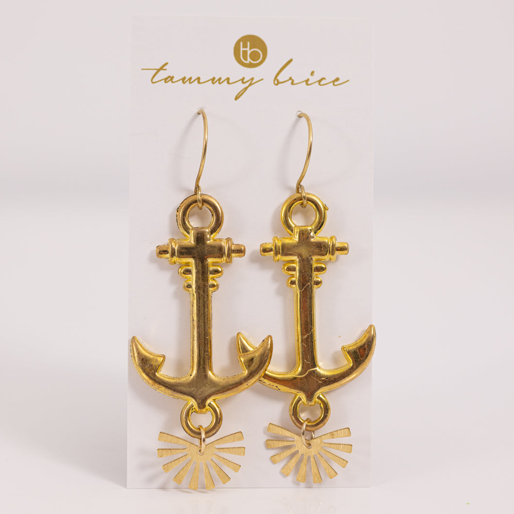 Ahoy Earrings by Local Maker Tammy Brice