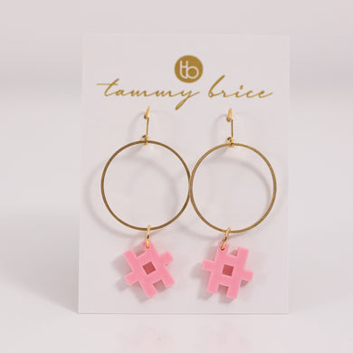 Insta Earrings by Local Maker Tammy Brice