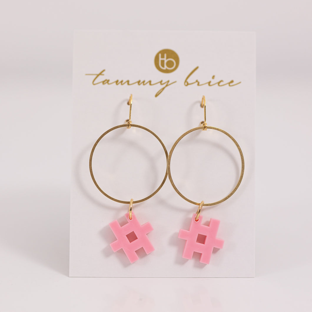 Insta Earrings by Local Maker Tammy Brice