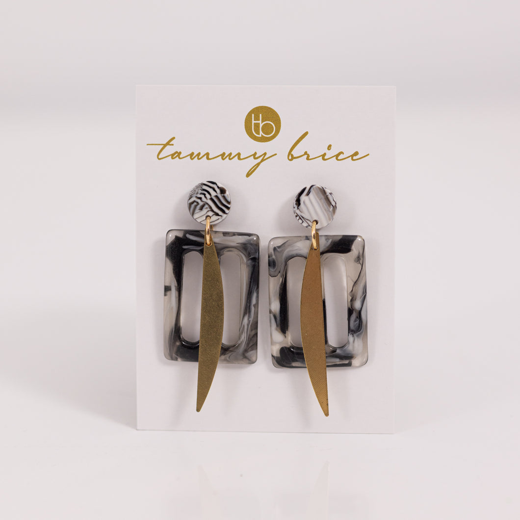 Smoky Earrings by Local Maker Tammy Brice