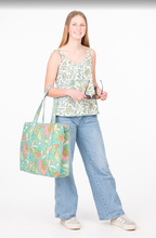 Botanical Quilted Tote