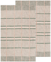 Finley Traditional Check Pattern Tea Towels/Dishtowels (Set of 2 - Multiple Color Options)