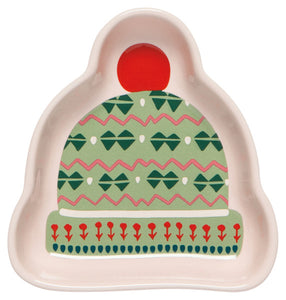 Winter Woolens Winter Hat Pinch/Dip Bowls (Multiple Styles & Colors)