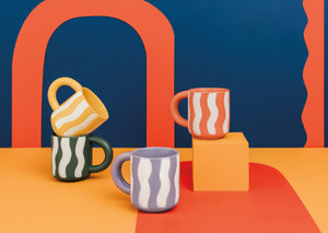 Groovy Mugs (Multiple Colors)