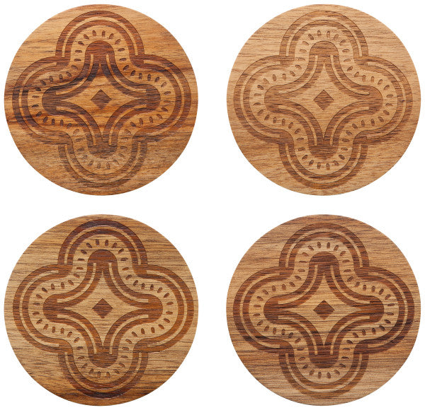 Pilipala Engraved Coasters (Set of 4)