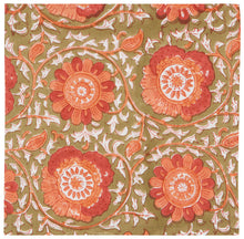 Zinnia Block Print Napkins (Set of 4)