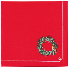 Christmas Wreaths Napkins (Set of 4)