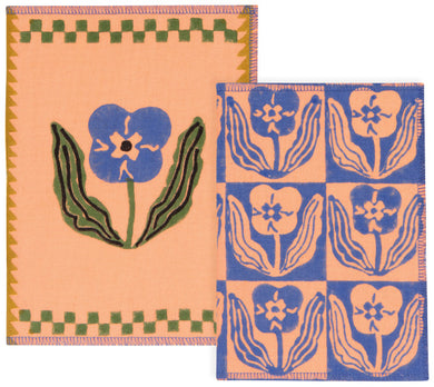 Cotton Cover Teppi Block Print Notebooks (Set of 2)