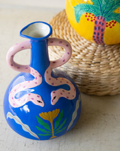 Ceramic Snake Vase