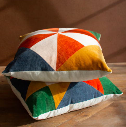Velvet Patchwork Pillows