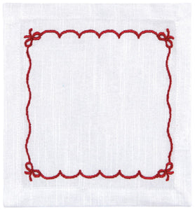 Bowtique Cloth Cocktail Napkins (Set of 4)