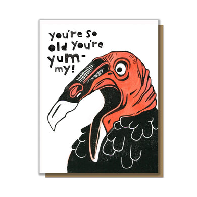 Vulture Birthday Card