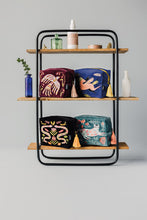 Plume Embroidered Pouch