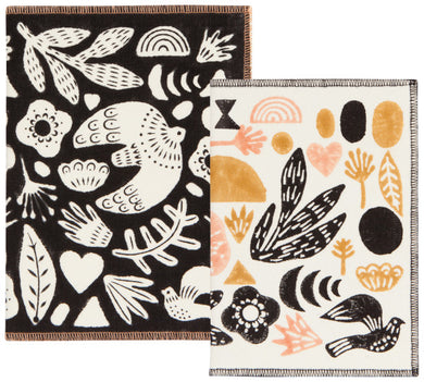 Cotton Cover Myth Block Print Notebooks (Set of 2)