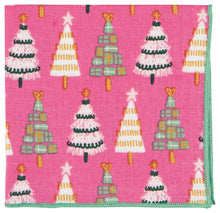 Glitzmas Trees Cloth Cocktail Napkins (Set of 4)