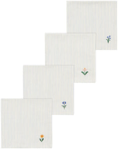 Hand Picked Flowers Napkins (Set of 4 Assorted Florals)