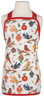 Season's Tweetings Winter Kid's Apron