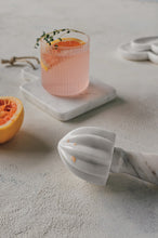 White Marble Citrus Reamer