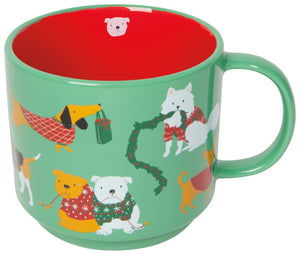 Mug & Sock Set - Holiday Hounds