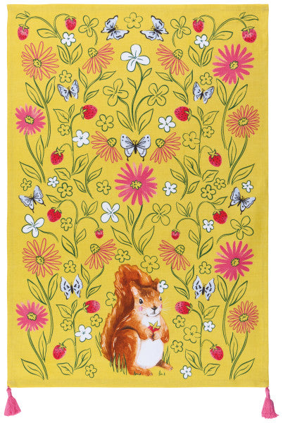 Mr. Squirrel Dishtowel/Tea Towel